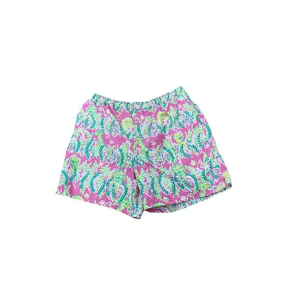 Lilly Pulitzer Millionaire's Row Swim Trunks Shorts L